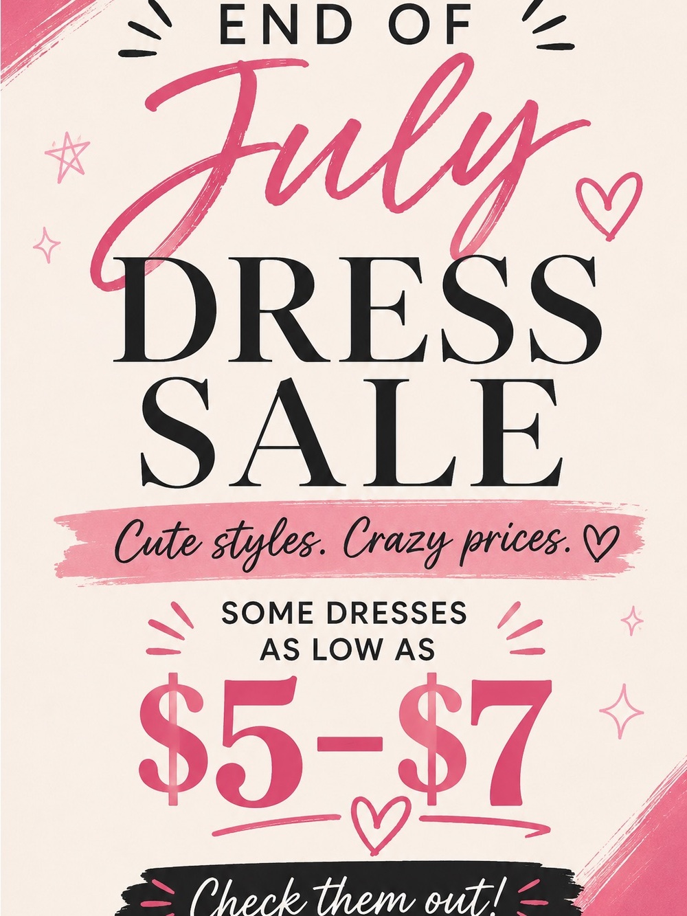 July Dress Sale
